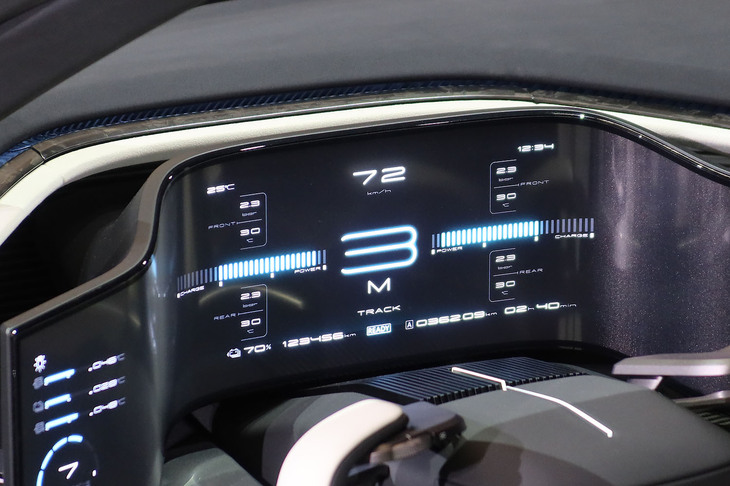 レクサスLFAコンセプト（メーターパネル）