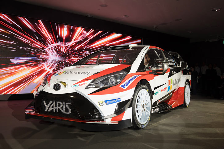 2017年シーズンを戦う「ヤリスWRC」。