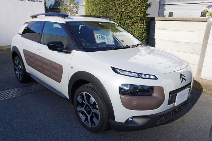 外部からの衝撃を吸収するボディーサイドの「エアバンプ」や個性的なフロントマスクが「C4カクタス」の特徴。