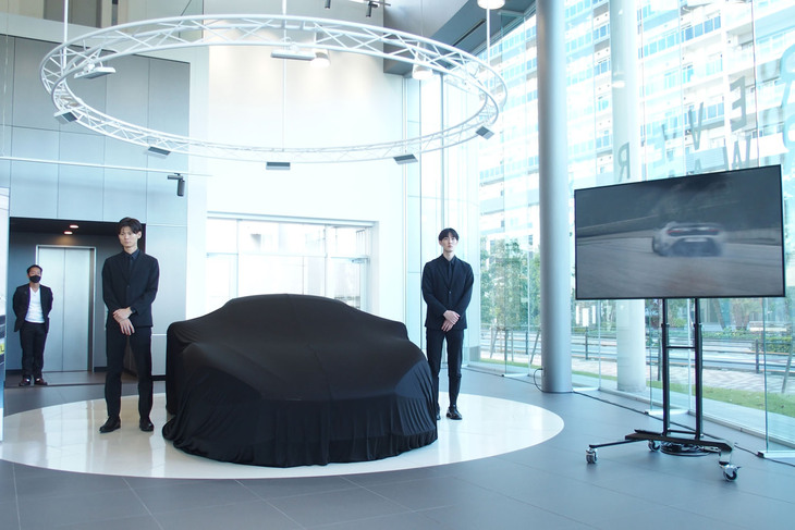 東京・有明で行われた「マクラーレン750S」の発表イベントの様子。