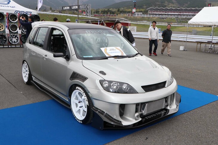 2024 RAYS FAN MEETING 参加車両（マツダ・デミオ）