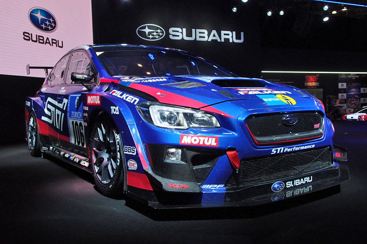 スバルWRX STI NBR Challenge 2016（ニュルブルクリンク24時間耐久レース2016 SP3Tクラス優勝車）