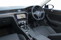 「パサートヴァリアントTDI」のインテリア。