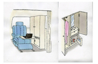 
	伊藤さんの案をイラストにおこしたもの。これをもとに車両が製作された。
	 