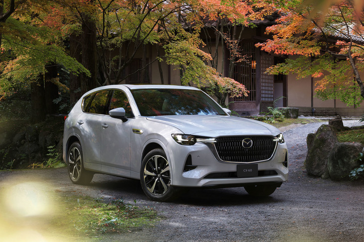 マツダの新世代商品群第1弾である「CX-60」。日本では2022年の初秋に発売される。