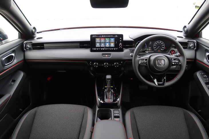 ホンダ・ヴェゼルe：HEV RS（インテリア）