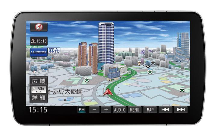 9V型大画面モデル「CN-F1SD」は、スイング機構やハイレゾには対応してないが、その他は「CN-F1XD」同様の改良がされている。想定価格は17万円前後。