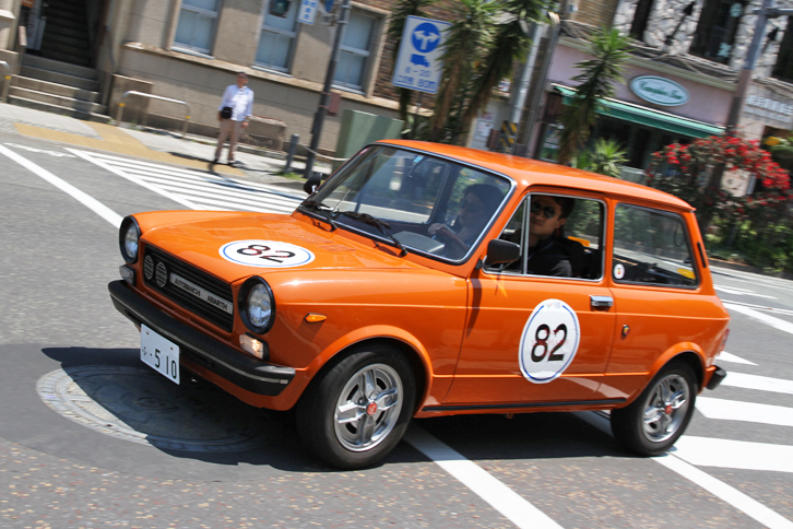 出走車両中、最も高年式のモデルだった1974年「アウトビアンキA112アバルト」。