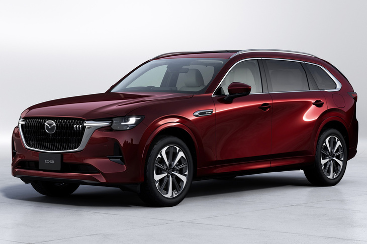 2024年秋の発売が予定されている「マツダCX-80」。人気モデル「CX-8」の後継を担う、3列シートの大型SUVだ。