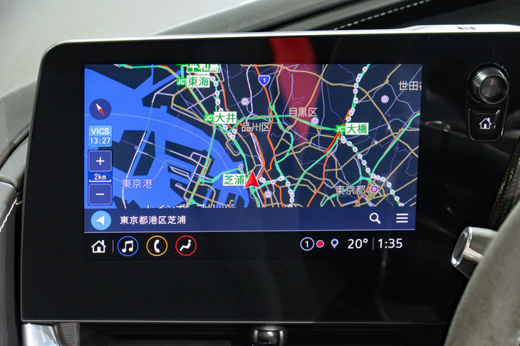 ゼンリンのDR＜自律航法＞マップマッチング対応クラウドストリーミングナビ。