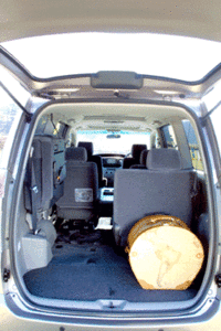 クリックするとリアシートアレンジが見られます。