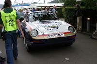 幻のグループBカー「ポルシェ959」。WRCには出られなかったが、パリダカを制した。