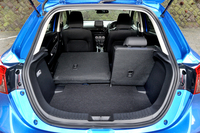 ラゲッジルームの容量は280リッター（VDA方式）。