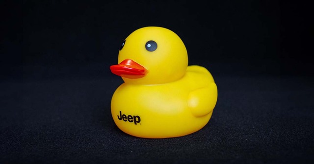 さのまるJeep アヒル　5個セット ジープ ラングラー に「アヒル」仕様の特別仕様が登場