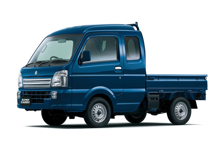 こちらは同じ「スーパーキャリイ」で、ボディーカラーは「ノクターンブルーパール」。