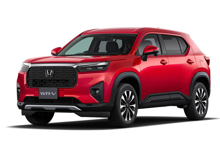 2024年3月発売の「ホンダWR-V」。インドから船で運んでくるにもかかわらず209万8800円から手に入る。