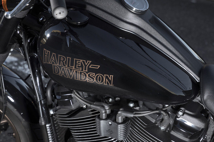 カラーリングは「バラクーダシルバー」と「ビビッドブラック」（写真）の2色。後者では、フューエルタンクのグラフィックがブロンズとなる。