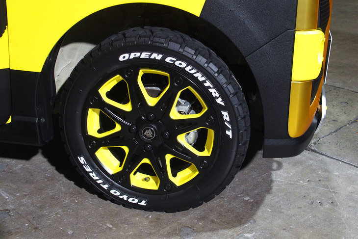 ダイハツ・タント ファンクロス（カスタマイズカーのホイール）