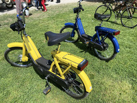 満充電からの航続可能距離は、市街地で25～30km、郊外で35～38km。コンバートの基となる「チャオ」は機構の関係上、1974年以降のモデルを推奨とのこと。