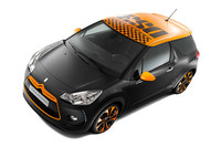「シトロエンDS3 Racing」（ボディーカラー：ノアール・オプシディアン＋オレンジ）