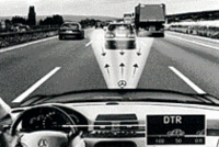 メルセデス、最先端のクルーズコントロールの画像