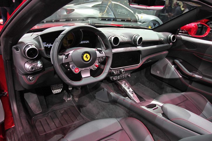 フェラーリ・ポルトフィーノ（インテリア）