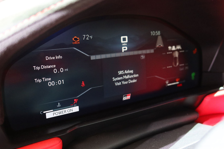 トヨタGR GT（メーターパネル）