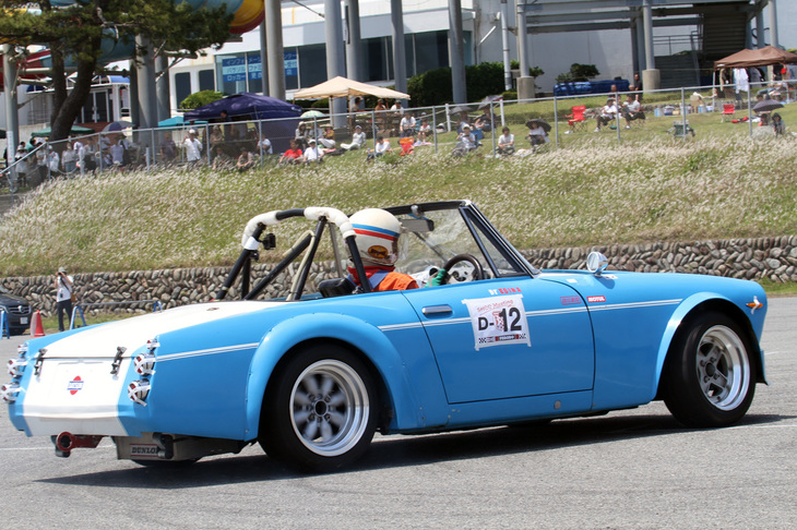 そのDクラスを制した「ダットサン・フェアレディ2000」（SR311）。タイムは59秒149だった。