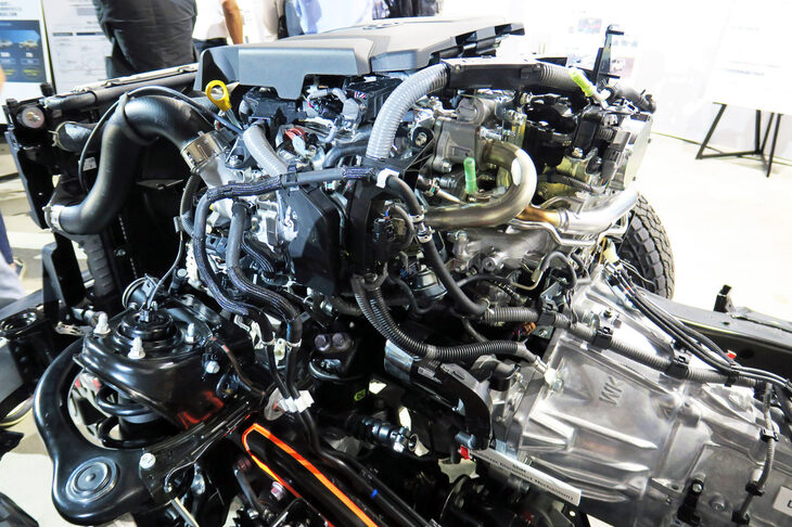 トヨタ・ランドクルーザー“250”（ベアシャシー／2.8リッター直4ディーゼルターボエンジン「1GD-FTV」）