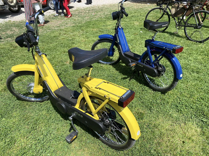 満充電からの航続可能距離は、市街地で25～30km、郊外で35～38km。コンバートの基となる「チャオ」は機構の関係上、1974年以降のモデルを推奨とのこと。