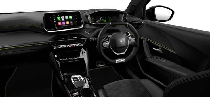 「2008 GTプレミアムエディション」の内装。