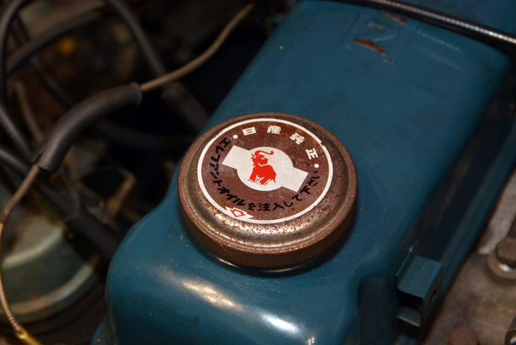 1972年式日産サニー1200クーペGX-5 特殊ツーリングカー（TS）仕様（エンジンルーム）