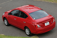 流麗なシルエットが自慢の「ラティオ」。「見るからに中が広そうなエクステリアを目指してデザインした」とは開発者の弁である。