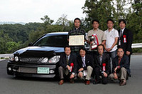 ピュアデジタルシステムクラス優勝のガレージショウエイ（トヨタ・アリスト）