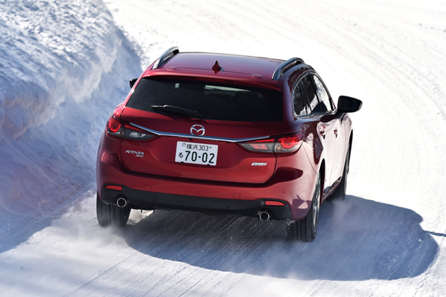マツダの新世代AWD車雪上試乗会【試乗記】 思い込みに挑むAWD - webCG
