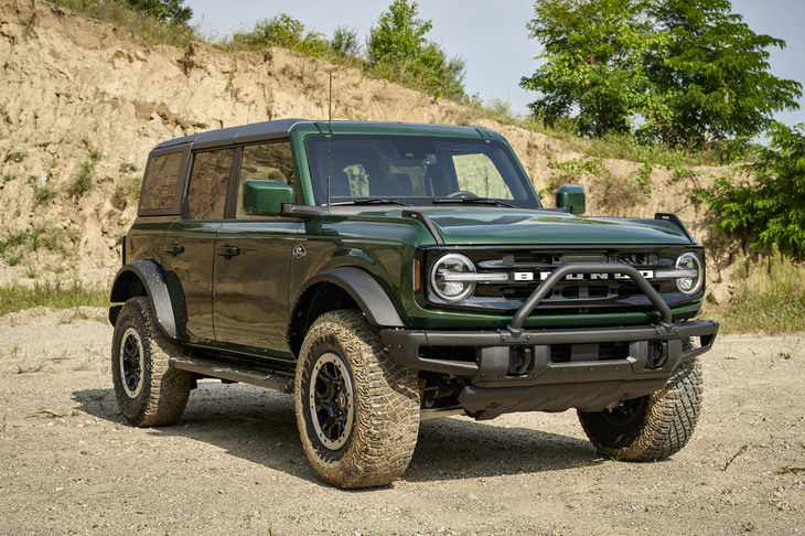 スタイリングのよさから日本でも人気間違いなしと思われる「フォード・ブロンコ」。フォードの日本市場撤退が惜しまれる。