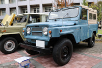 1977年式という60系「日産パトロール」。1960年から1980年までつくられた、40系「トヨタ・ランドクルーザー」のライバル。1980年にフルモデルチェンジした3代目は国内市場では「サファリ」に改名した。