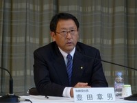 トヨタ自動車の豊田章男社長。