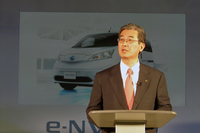 片桐隆夫副社長は、日産の日本国内販売を担当している。