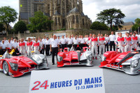 アウディの予選順位は、プジョーに続いて5、6、7位。しかし、アウディモータースポーツ代表のウォルフガング・ウルリッヒ氏は、「2度の予選で昨年よりマシンの性能を向上させることができた」と期待のコメント。