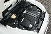 6リッターW12ツインターボエンジンは「コンチネンタルGT」を50ps上回る625psを発生。一方で燃費は最大で12％改善されている。うち6％は8段ATの採用によって達成したという。