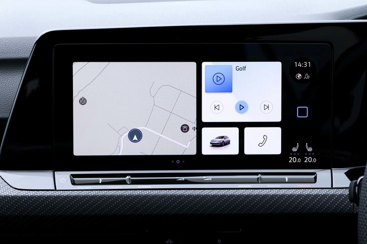 フォルクスワーゲン・ゴルフ（インフォテインメントシステム「ディスカバープロ」）