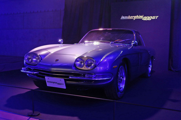 ランボルギーニ400GT（テメラリオ発表会場に展示された車両）