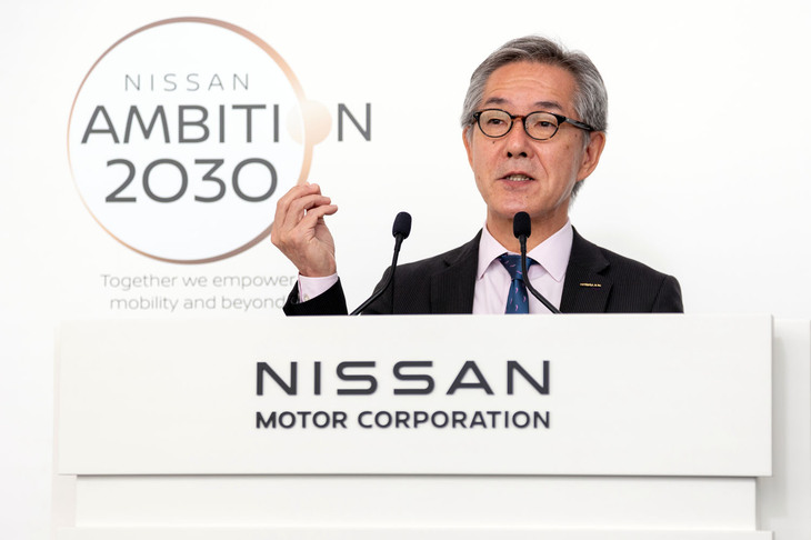 ASSBの研究開発について現状を説明する、日産の土井三浩氏。