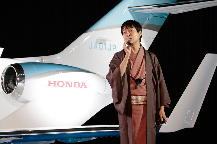 千葉氏は、テレビコマーシャルを見て「ホンダジェット」の購入を決めたという。