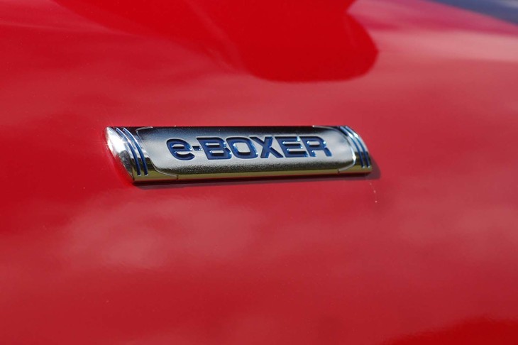 スバル・クロストレック（フロントドアのエンブレム）