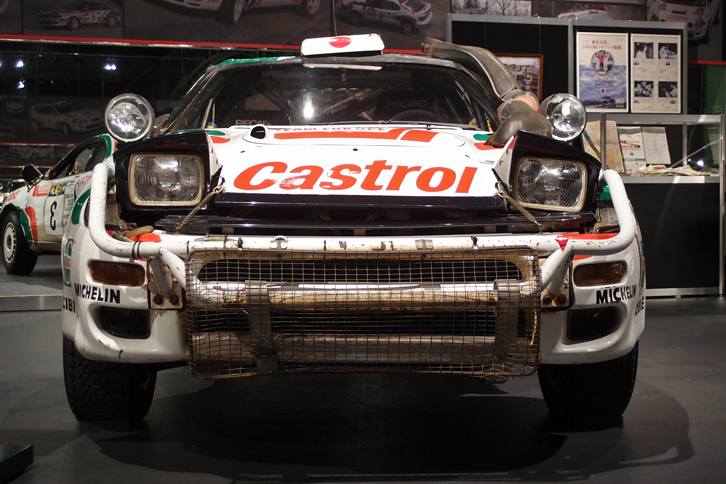 「トヨタ・セリカGT-Four」（ST185）。写真は、日本人ドライバー藤本吉郎が1995年のサファリラリーで優勝したマシン。