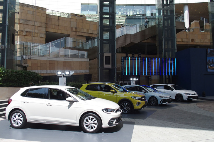 「フォルクスワーゲン・ブランドエキシビション」の会場に展示された車両。