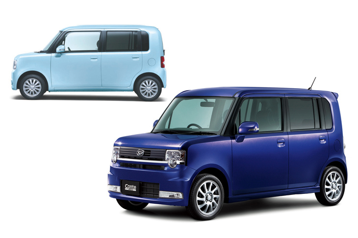 すっきりしたエクステリアデザインで“かわいい系スペシャリティー”とは一線を画す存在だった「ムーヴ コンテ」。フランス人デザイナーが手がけたソファシートも秀逸だったが、やっぱり一世代で幕を閉じた。