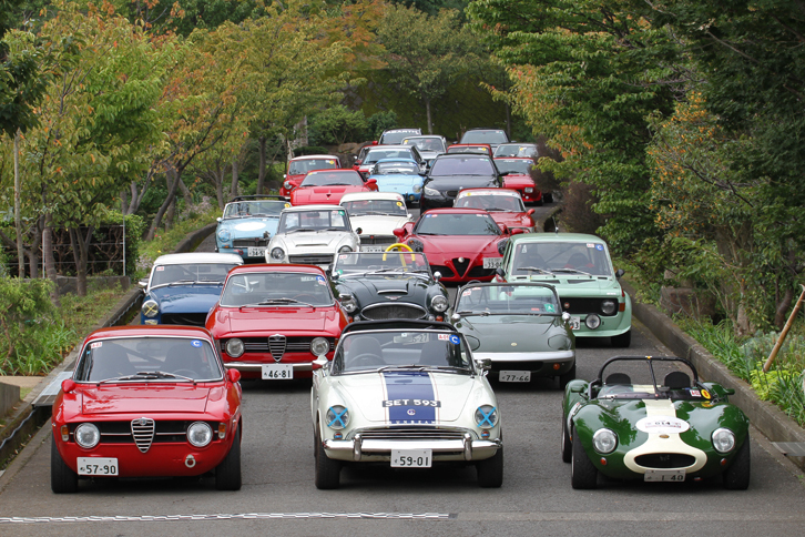 ヒルクライムに出走した全車両。